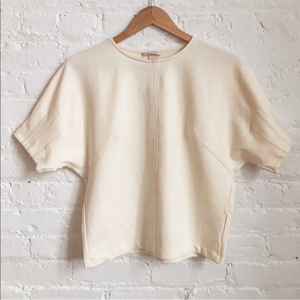 Short sleeve off white top - Picture 2 of 8